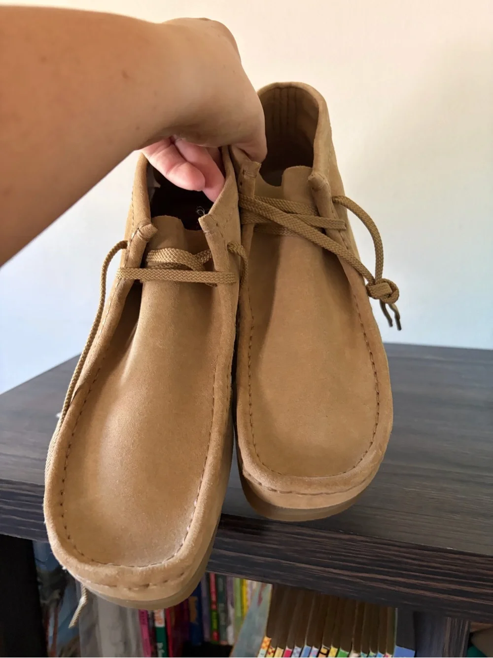 Clarks Men's Sand Suede Chukka Moccasin Boots